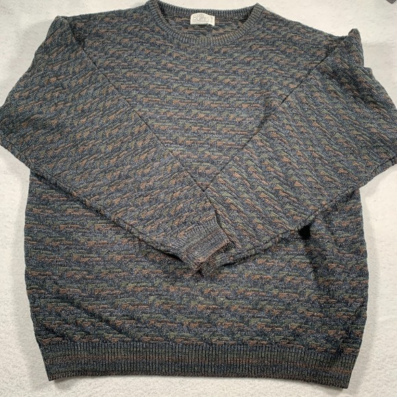 Gianfranco Ruffini Other - Gianfranco Ruffini Sweater Mens 2XL Blue Multicolor Acrylic Pullover